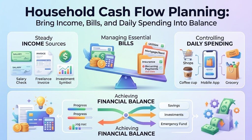 Household Cash Flow Planning: Bring Income, Bills, and Daily Spending Into Balance