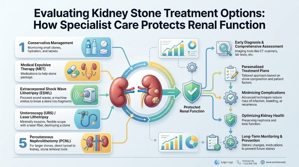 Evaluating Kidney Stone Treatment Options: How Specialist Care Protects Renal Function
