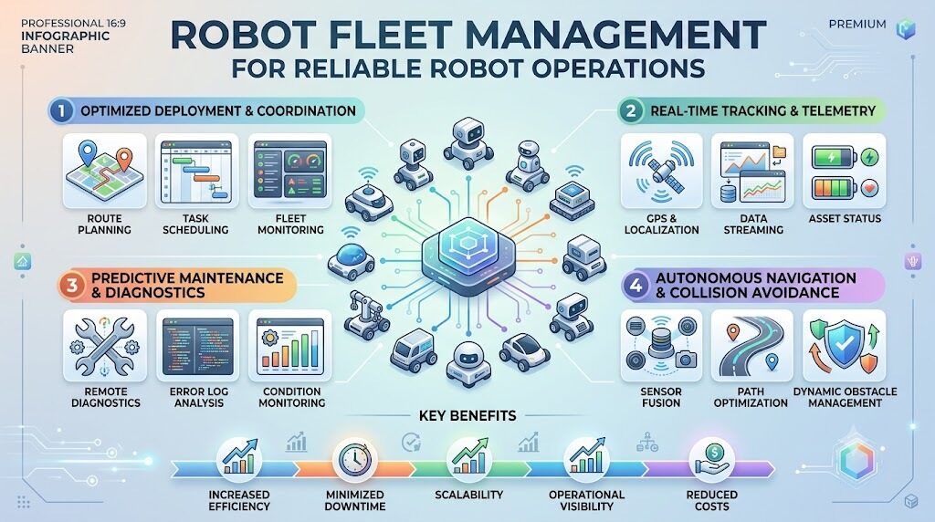 Robot Fleet Management for Reliable Robot Operations