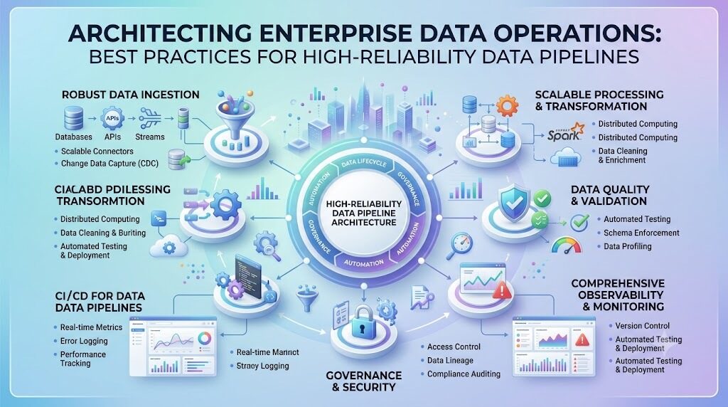 Architecting Enterprise Data Operations: Best Practices for High-Reliability Data Pipelines