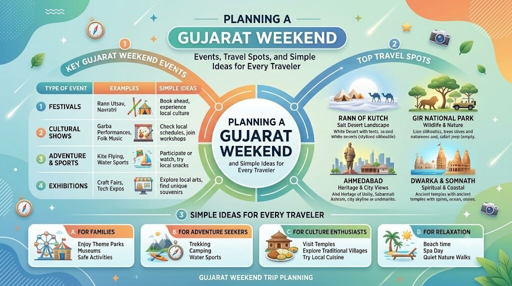 Planning a Gujarat Weekend: Events, Travel Spots, and Simple Ideas for Every Traveler