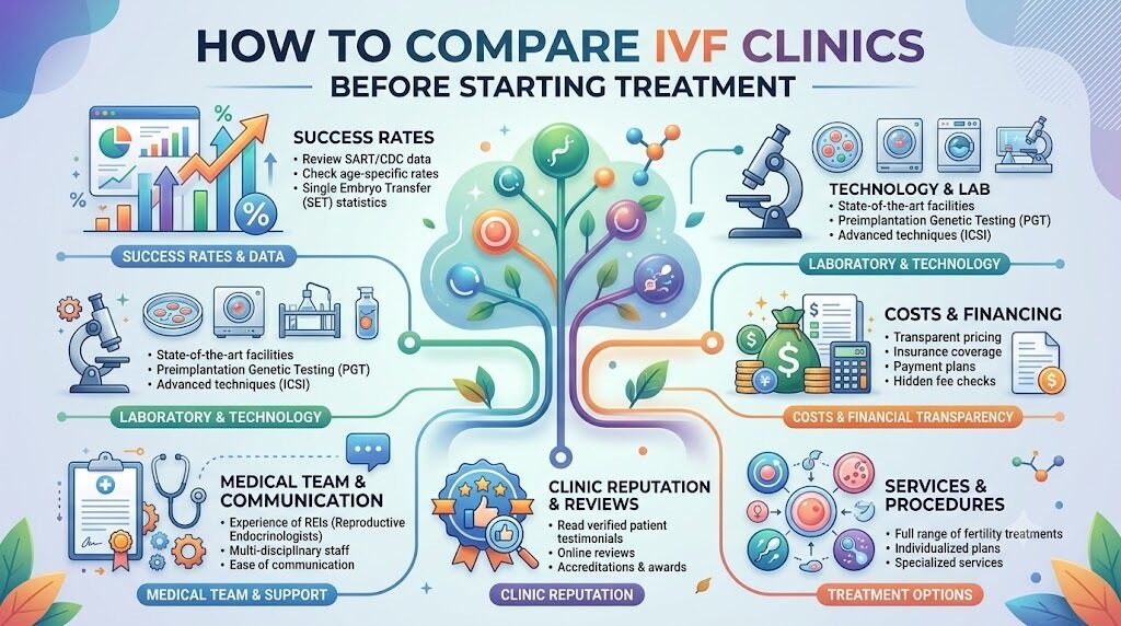 How to Compare IVF Clinics Before Starting Treatment