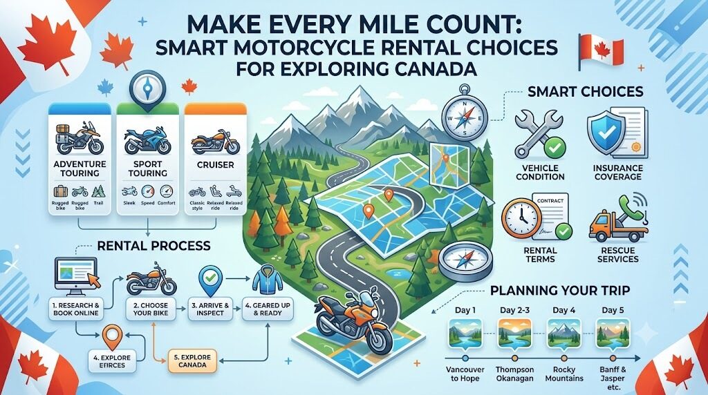Make Every Mile Count: Smart Motorcycle Rental Choices for Exploring Canada