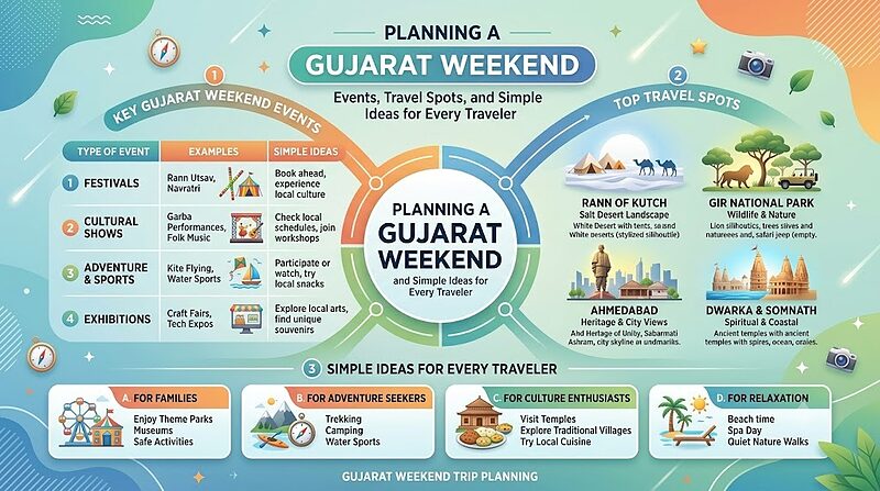 Planning a Gujarat Weekend: Events, Travel Spots, and Simple Ideas for Every Traveler