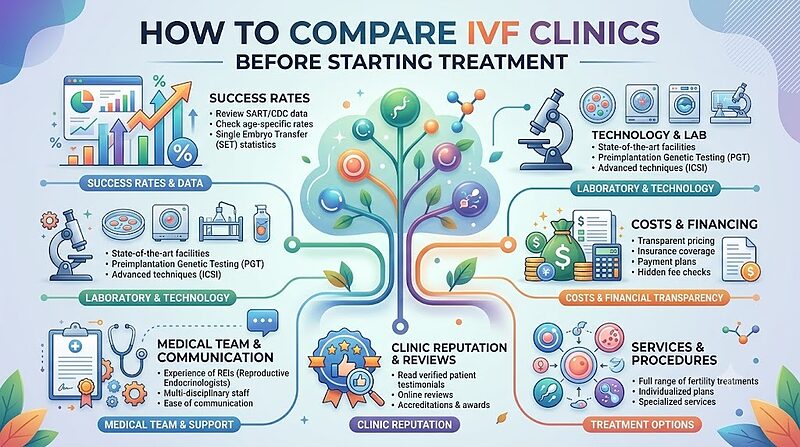 How to Compare IVF Clinics Before Starting Treatment