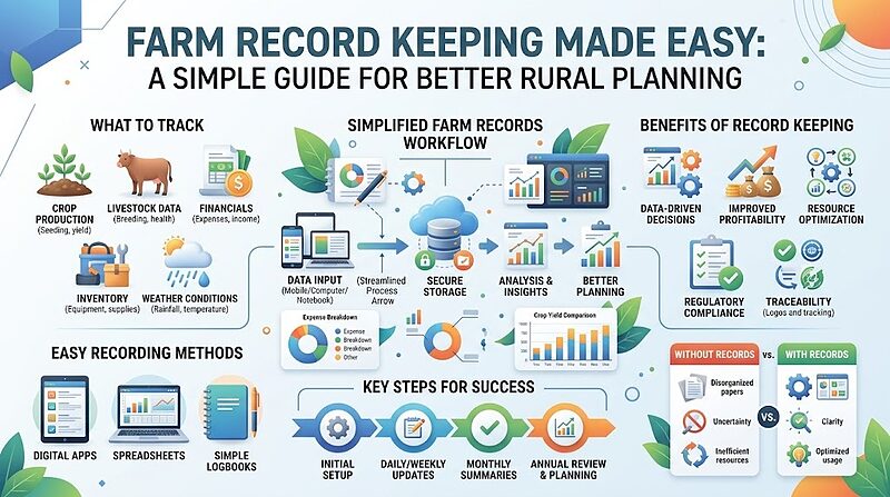 Farm Record Keeping Made Easy: A Simple Guide for Better Rural Planning